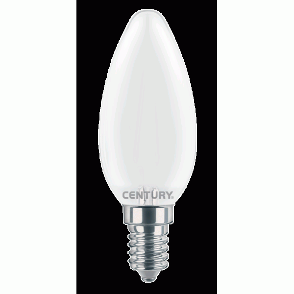 Lampadina Incanto Satin LED Candela Liscia 4W E14