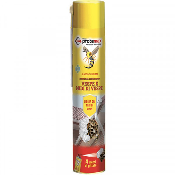PROTEMAX INSETTICIDA SCHIUMOGENO VESPE E NIDI FLACONE DA 750 ML  