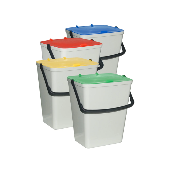 ARTPLAST KIT 4 SECCHI RACCOLTA DIFFERENZIATA DA 15 LT OGNUNO 