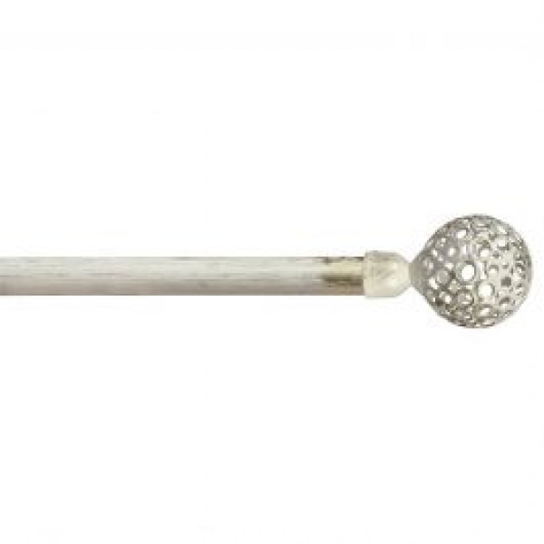 Kit ferro cm.120/210 avorio/oro con supporti 