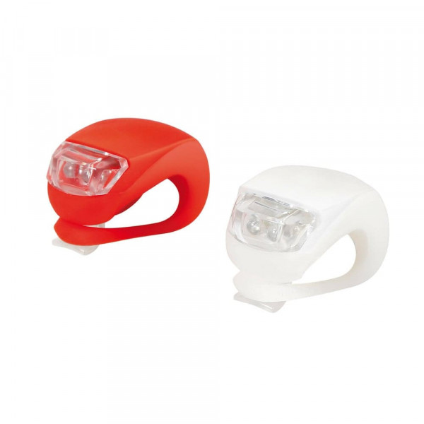 Set 2 luci anteriore e posteriore a doppio led Lampa