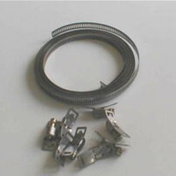 Kit nastro mt 3 inox+8 cremagliere+adattatore Idro Bric