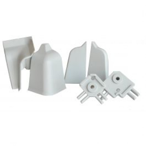 KITOP ANGOLATE SPIGOLO TERMINALE   10 MM  GRIGIO 