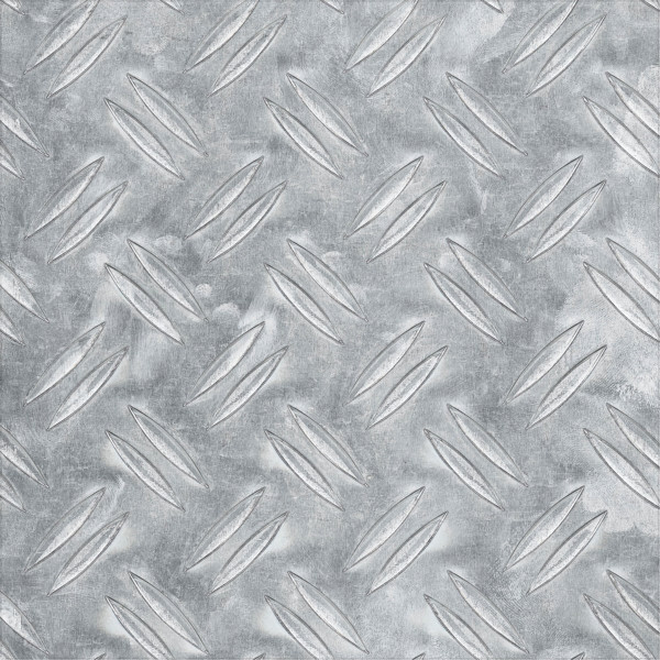 Lamiera Striata Alfer Aluminium 100x600mm