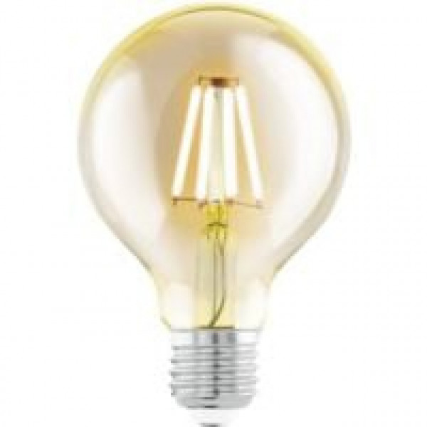 LAMP.LED.FIL.SPIRALE GLOBO 4W D.80
