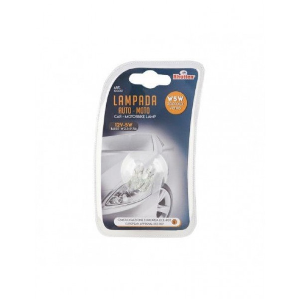 LAMPADE TUTTO VETRO 12V 5W 