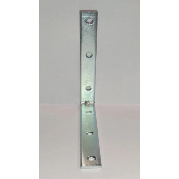 LASTRINE ANGOLARI CON 6 FORI 125X125X17X3 MM ACCIAIO ZINCATO 