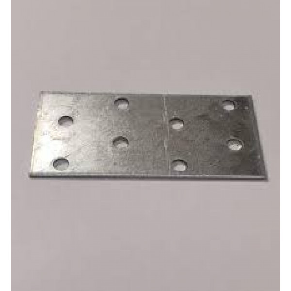 LASTRINA PIANA DI CONGIUNZIONE 80X40X2MM  ACCIAIO ZINCATO 