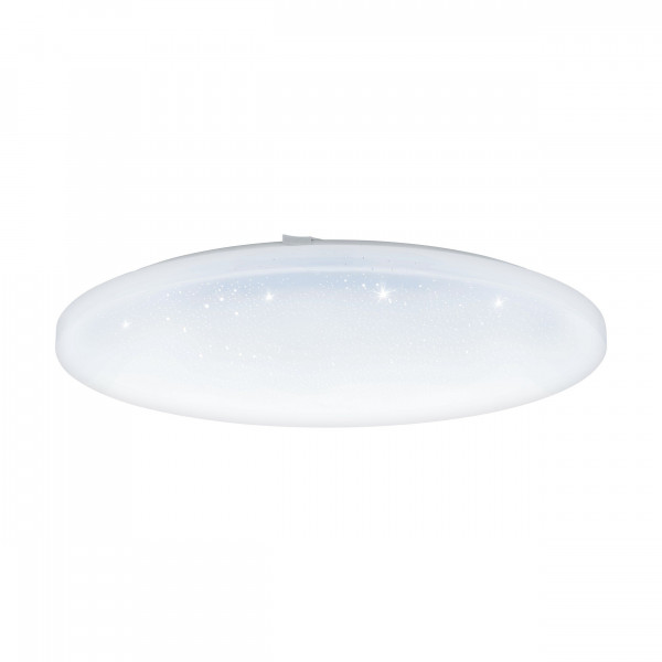plafoniera a LED Frania-S con cristalli di Eglo