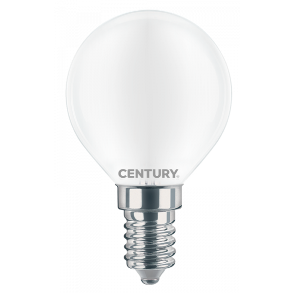 Lampadina LED Incandescente Satinata Sfera 4W E14 4000K