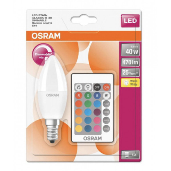 Lampadina Led Star B 40 RGBW 5.5W Ledvance