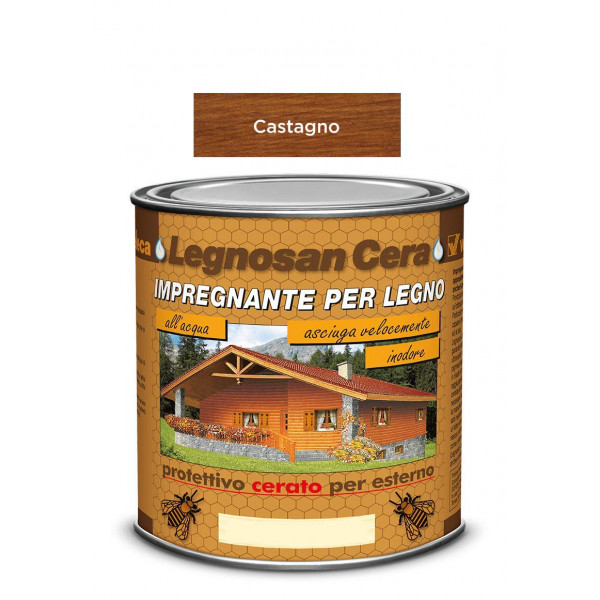 LEGNOSAN CERA CASTAGNO FLACONE DA  750 ML 