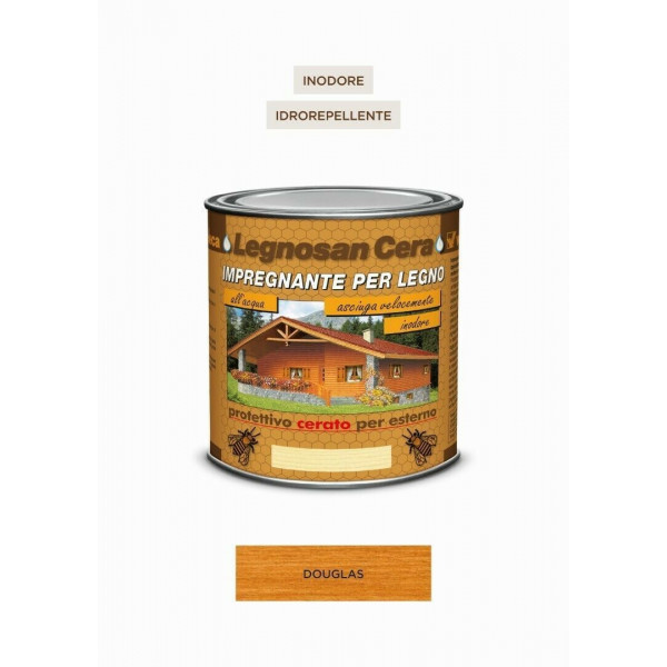 LEGNOSAN CERA IMPREGNANTE DOUGLAS FLACONE DA 750 ML 