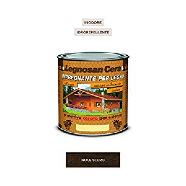 LEGNOSAN CERA NOCE SCURO FLACONE DA 750 ML 