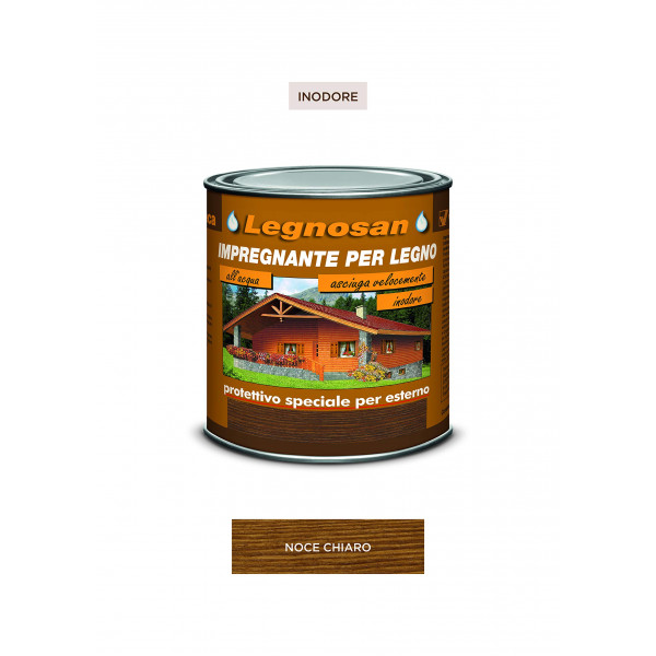 VELECA LEGNOSAN  IMPREGNANTE NOCE CHIARO FLACONE DA 750 ML 