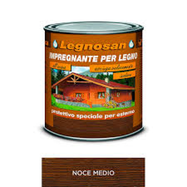 LEGNOSAN IMPREGNANTE NOCE MEDIO FLACONE DA 2.5 LT 