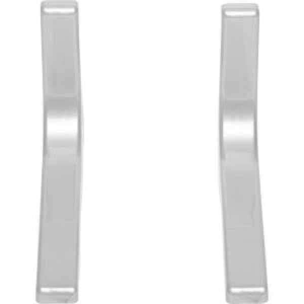 Leonardo 24 cm argento con viti e tasselli