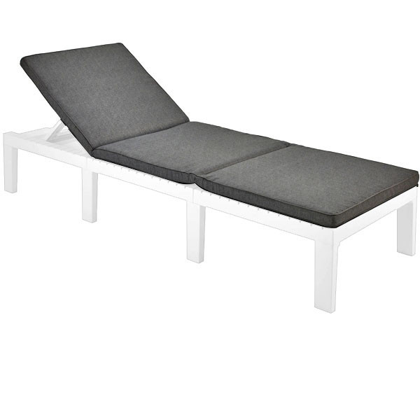 Lettino Haiti modulabile effetto doghe con Cuscino  195 x H 65 cm