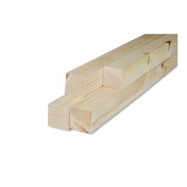 Listelli grezzi in abete 40 x 40 x 1000 mm