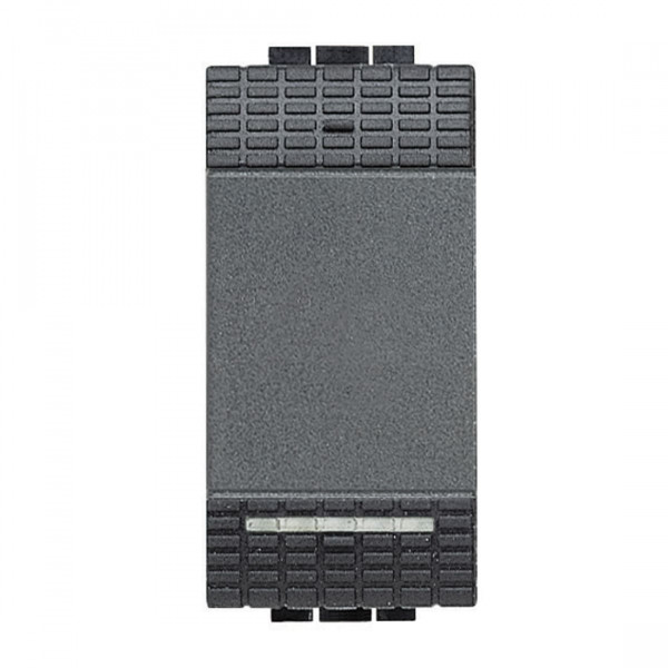 Bticino interruttore serie living international, 1posto  16a 1m, colore nero
