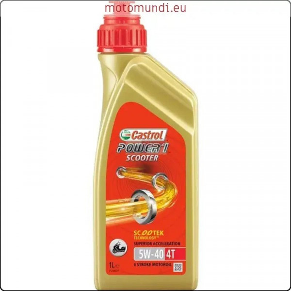 Lubrificante Castrol Power1 Scooter AT - Flacone da 1 Litro