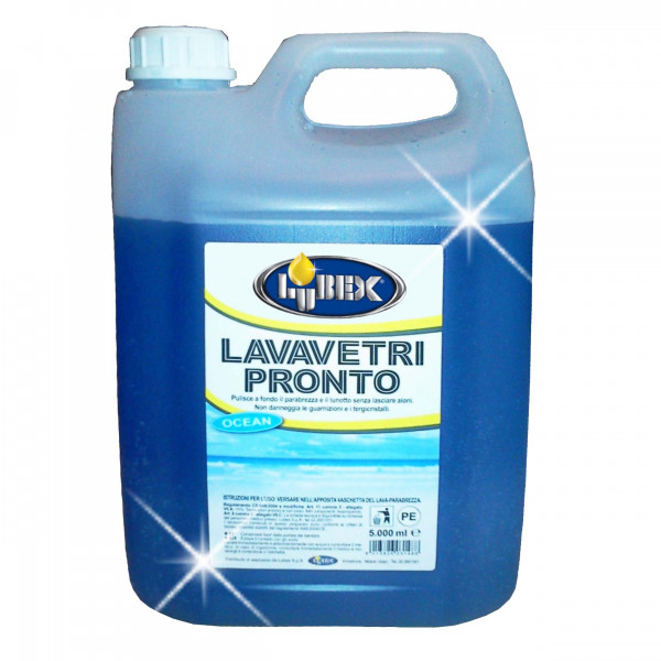 LUBEX LAVAVETRI -10 FLACONE DA  5LT 