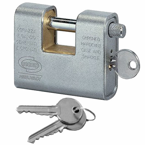 lucchetto corbin per serrande corazzati mm. 90