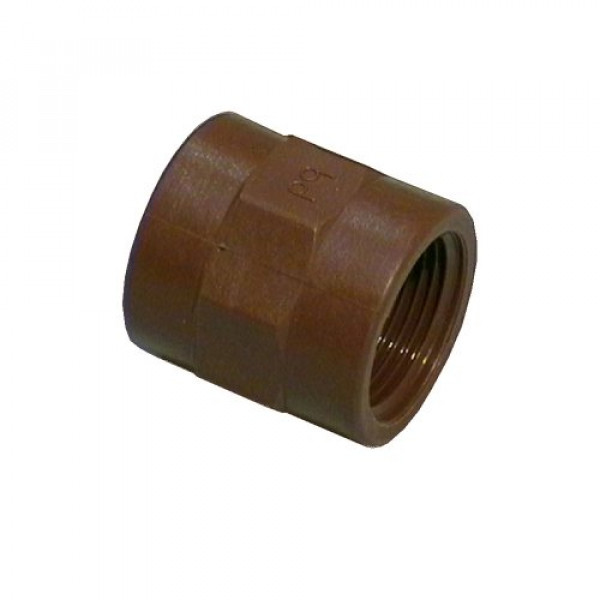 Manicotto marrone 3/4" Ff Idro Bric
