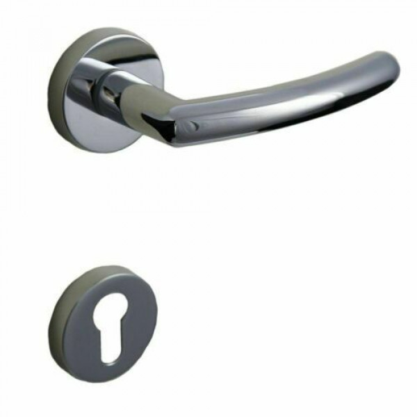 maniglia gabri-alox con placca yale mm. 8x90