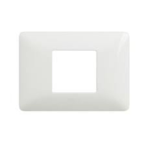 Bticino matix placca 2 posti centrati bianco