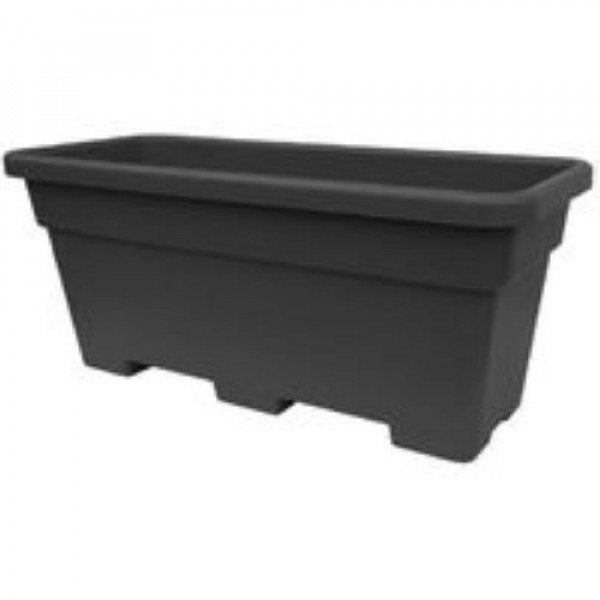 Maxi fioriera rettangolare antracite cm 100 Art Plast