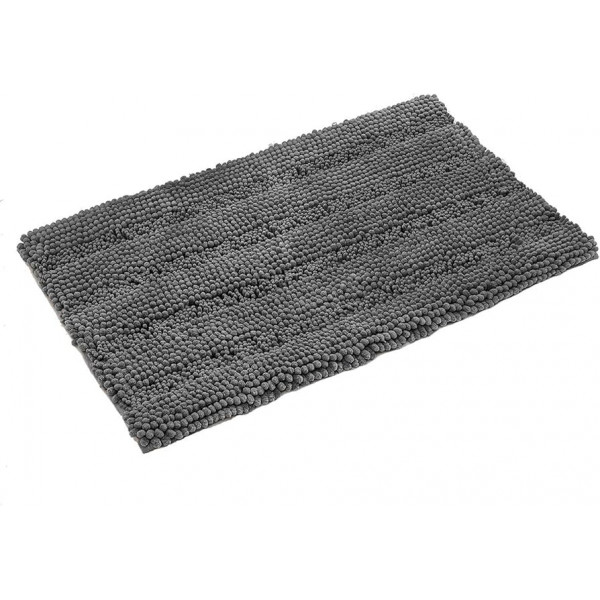 Tappeto Bagno Maya Linea Oro 50x80cm Grigio