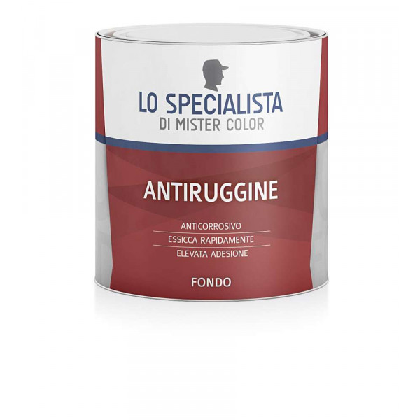 FONDO METALLO ANTIRUGGINE ACQUA GRIGIO  FLACONE DA 500 ML 
