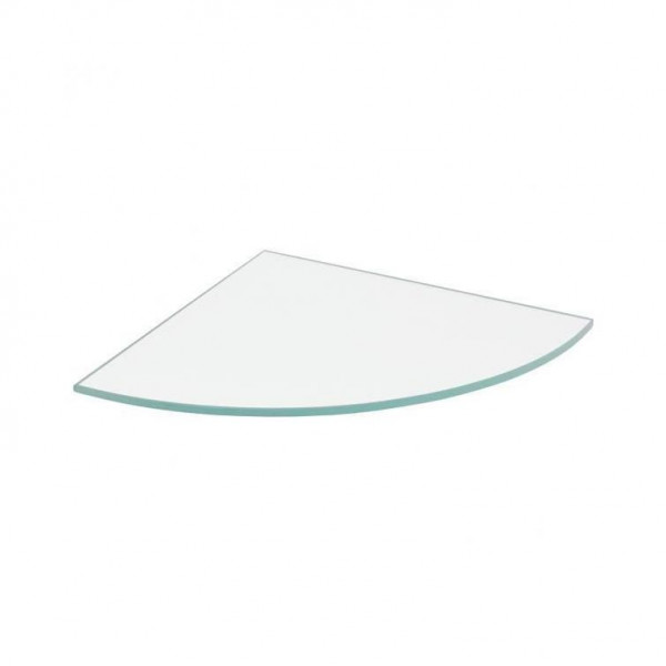 MENOLA VETRO ANGOALRE TRASPARENTE 250X250X6MM