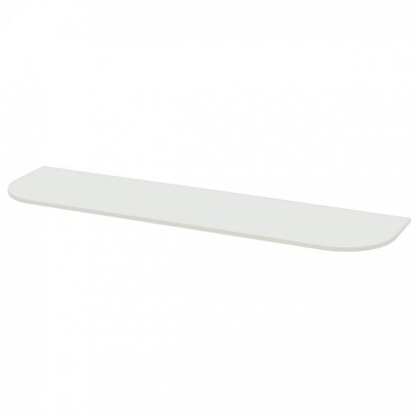 MENSOLA VETRO RETTANGOLARE R4 SATINATO 600X150X6MM 