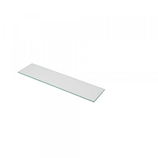 Kimono mensola vetro trasparente rettangolare  6x400x150mm 