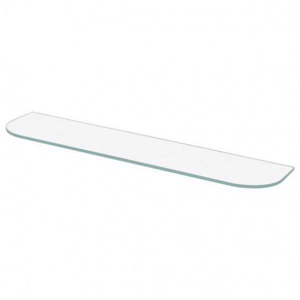 MENSOLE VETRO RETTANGOLO  TRASPARENTE 60X15 CM 6MM 
