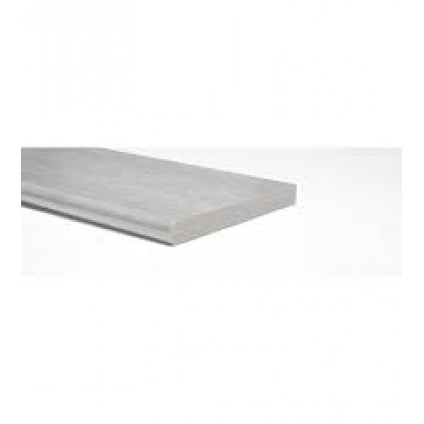 Mensola stondata rovere grigio serie kimspace 18x800x200 mm