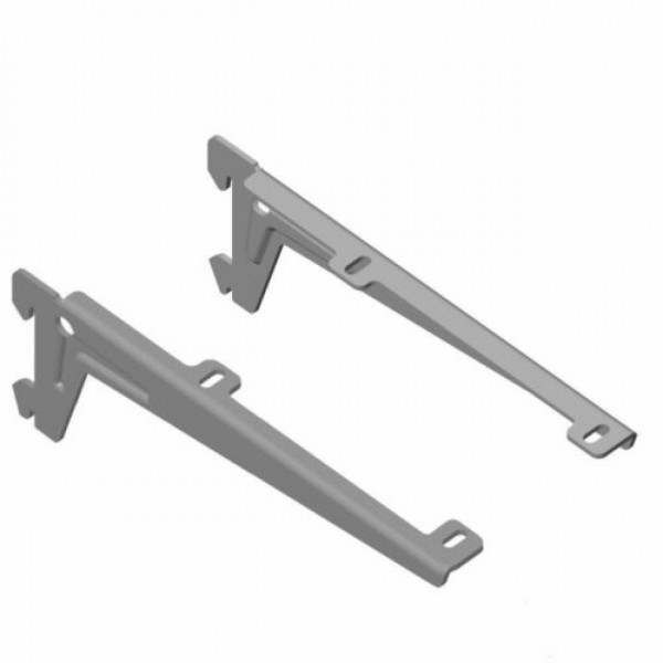 Reggimensola angolato nero cm 28 Corbetta Salvatore