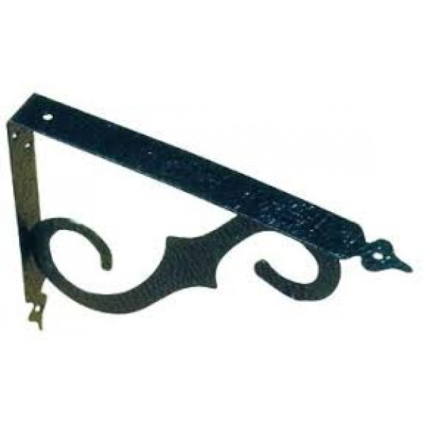 MENSOLE FERRO BATTUTO ORNAMENTALE 100X150 MM CONFEZIONE DA 2P
