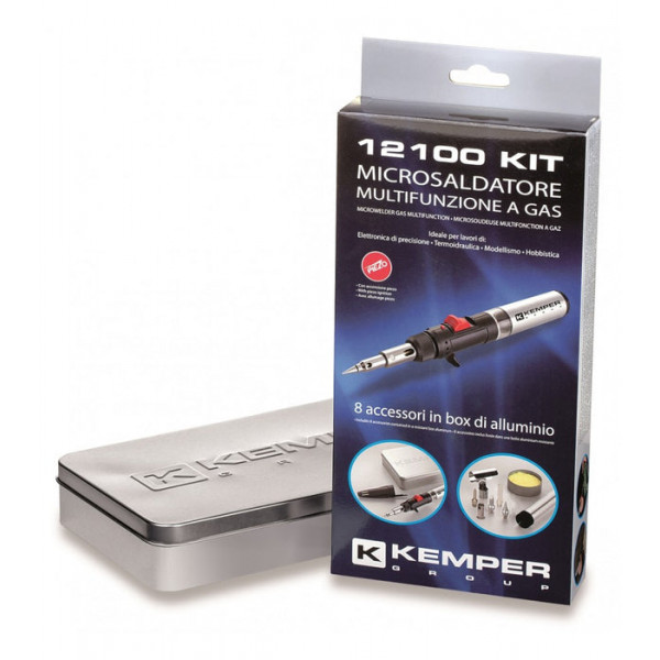 Kit Microsaldatura Saldatore Con Accensione Piezo Elettrica Kemper 