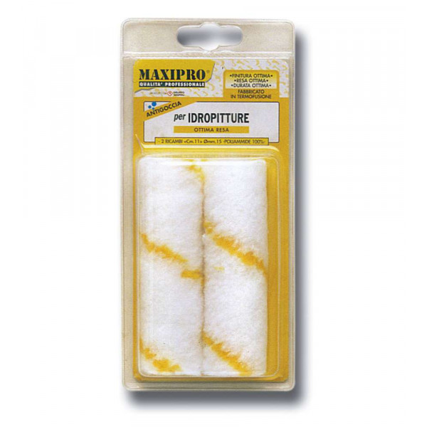NESPOLI MINI RULLO RICAMBI MAXIPRO FILO GIALLO 11 CM CONFEZIONE DA 2PZ