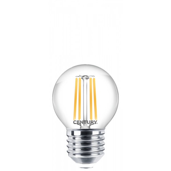  Century Lampadina LED Filamento Incanto Chiara Sfera 4W E27 4000K