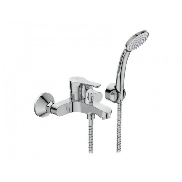 Miscelatore vasca serie Alpha  monocomando con tubo da 1.5 mt 