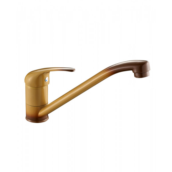 Miscelatore per lavello serie ariete, terra di francia alto 14 cm 