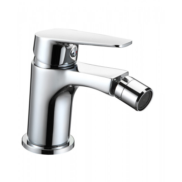 Miscelatore bidet cromato con leva in metallo serie Eureka 1"1/4