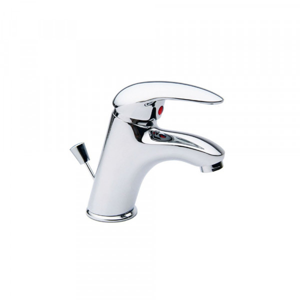Miscelatore per lavabo serie titan cromato cartuccia D. 40 mm 