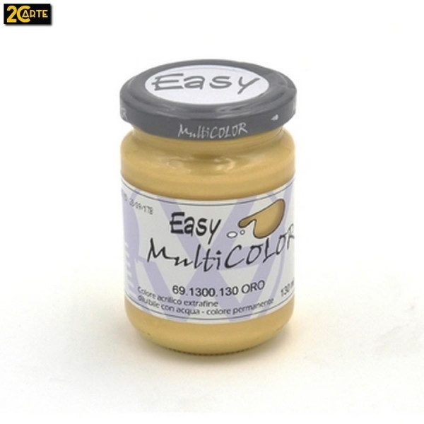 Multicolor Easy 130 ml - 1300 Oro - Colore Brillante per i Tuoi Progetti Creativi!