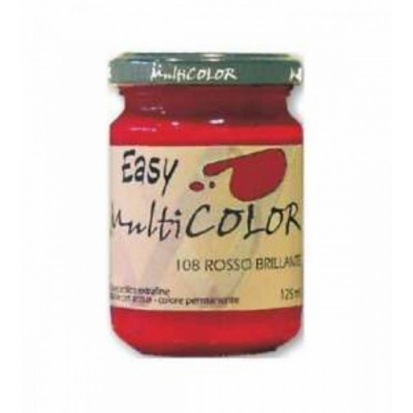 Multicolor Easy 130 ml - 1310 Argento - Colore Brillante e Versatile per i Tuoi Progetti Creativi!
