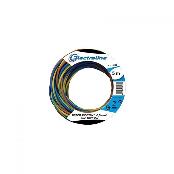 ELECTRALINE N07V-K 1X2,5 MT 5 NERO-BLU-GIALLO/VERDE 
